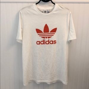 Adidas logo orange T-shirt